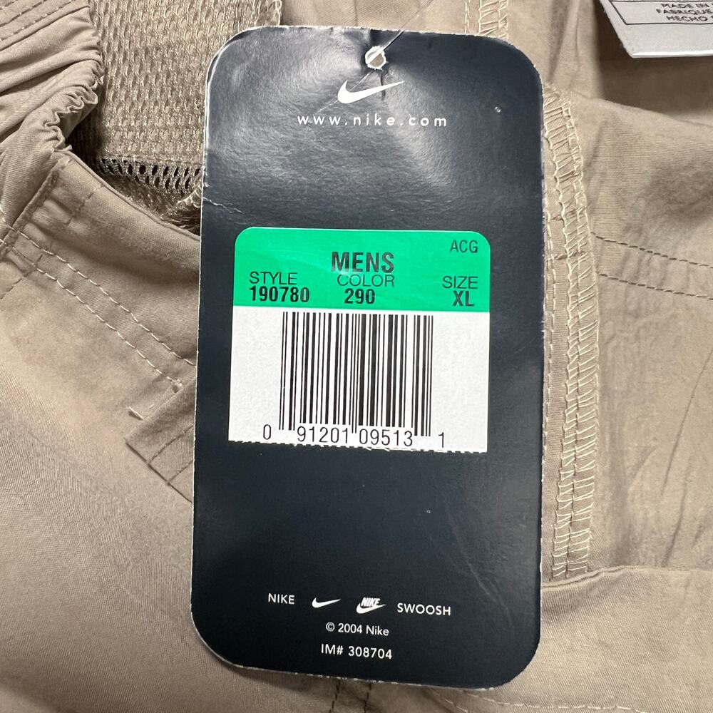 Nike ACG Smith Summit Cargo Shorts MENS XL Khaki Lightweight Trail Gorpcore NWT - Picture 4 of 8